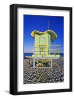 Lifeguard House South Beach FL-null-Framed Art Print