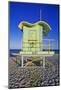 Lifeguard House South Beach FL-null-Mounted Art Print