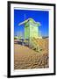 Lifeguard House South Beach FL-null-Framed Premium Giclee Print