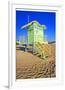 Lifeguard House South Beach FL-null-Framed Premium Giclee Print