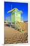 Lifeguard House South Beach FL-null-Mounted Premium Giclee Print