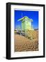 Lifeguard House South Beach FL-null-Framed Art Print