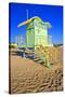 Lifeguard House South Beach FL-null-Stretched Canvas