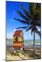 Lifeguard Hut on a Beach, Puerto Rico-George Oze-Mounted Photographic Print