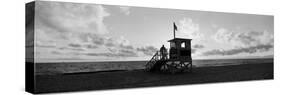 Lifeguard Hut on the Beach, 22nd St. Lifeguard Station, Redondo Beach, Los Angeles County-null-Stretched Canvas