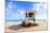 Lifeguard Hut on the Beach, Fort Lauderdale, Florida, USA-null-Mounted Photographic Print