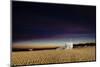 Lifeguard hut on the beach, Santa Monica State Beach, Santa Monica, California, USA-Panoramic Images-Mounted Photographic Print