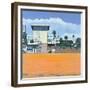 Lifeguard Hut on the Beach, Santa Monica, USA, 2002-Peter Wilson-Framed Giclee Print