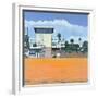 Lifeguard Hut on the Beach, Santa Monica, USA, 2002-Peter Wilson-Framed Giclee Print