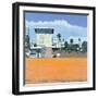 Lifeguard Hut on the Beach, Santa Monica, USA, 2002-Peter Wilson-Framed Giclee Print