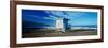 Lifeguard Hut on the Beach, Torrance Beach, Torrance, Los Angeles County, California, USA-null-Framed Photographic Print