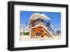 Lifeguard Hut South Beach FL-null-Framed Art Print