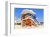 Lifeguard Hut South Beach FL-null-Framed Art Print