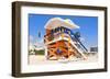 Lifeguard Hut South Beach FL-null-Framed Art Print