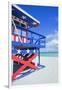 Lifeguard Hut, South Beach, Miami, Florida, U.S.A-Marco Simoni-Framed Premium Photographic Print