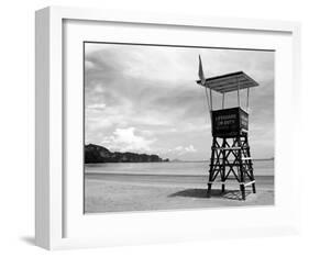 Lifeguard Observation Tower-null-Framed Art Print