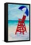 Lifeguard Post I-Julie DeRice-Framed Stretched Canvas