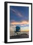 Lifeguard Stand at Sunset in Carlsbad, Ca-Andrew Shoemaker-Framed Photographic Print