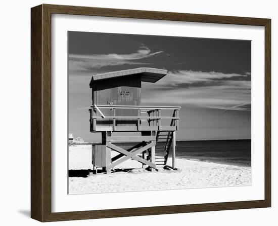 Lifeguard Stand III-null-Framed Art Print