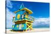 Lifeguard Stand, Miami Beach, Florida-vent du sud-Stretched Canvas