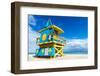 Lifeguard Stand, Miami Beach, Florida-vent du sud-Framed Photographic Print