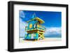 Lifeguard Stand, Miami Beach, Florida-vent du sud-Framed Photographic Print