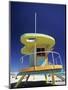 Lifeguard Station at Miami Beach, Florida, USA-Peter Adams-Mounted Photographic Print