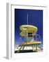 Lifeguard Station at Miami Beach, Florida, USA-Peter Adams-Framed Photographic Print