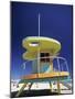 Lifeguard Station at Miami Beach, Florida, USA-Peter Adams-Mounted Photographic Print