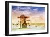 Lifeguard Station - In the Style of Oil Painting-Philippe Hugonnard-Framed Giclee Print