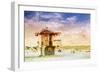 Lifeguard Station - In the Style of Oil Painting-Philippe Hugonnard-Framed Giclee Print