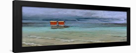 Lifeguard Station, Mauritius, 2008-Trevor Neal-Framed Premium Giclee Print