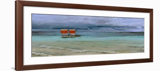 Lifeguard Station, Mauritius, 2008-Trevor Neal-Framed Giclee Print