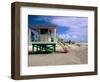 Lifeguard Station, Miami Beach, Florida-George Oze-Framed Photographic Print