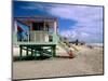 Lifeguard Station, Miami Beach, Florida-George Oze-Mounted Photographic Print