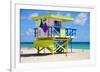 Lifeguard Station Miami Beach-null-Framed Art Print