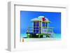 Lifeguard Station Miami Beach-null-Framed Art Print