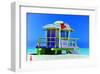 Lifeguard Station Miami Beach-null-Framed Art Print