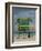 Lifeguard Station on 8th Street, South Beach, Miami, Florida, USA-Nancy & Steve Ross-Framed Photographic Print