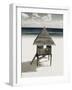 Lifeguard Station on Beach-Franco Vogt-Framed Photographic Print