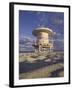 Lifeguard Station on South Beach, Miami, Florida, USA-Robin Hill-Framed Photographic Print