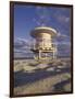 Lifeguard Station on South Beach, Miami, Florida, USA-Robin Hill-Framed Photographic Print