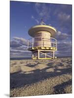 Lifeguard Station on South Beach, Miami, Florida, USA-Robin Hill-Mounted Photographic Print
