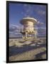 Lifeguard Station on South Beach, Miami, Florida, USA-Robin Hill-Framed Photographic Print