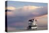 Lifeguard station on the Beach, Miami Beach, Florida, USA-null-Stretched Canvas