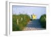 Lifeguard Station on the Beach, Miami Beach, Florida, USA-null-Framed Photographic Print