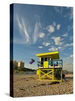 Lifeguard Station, South Beach, Miami, Florida, USA-Richard Duval-Stretched Canvas