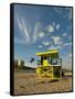 Lifeguard Station, South Beach, Miami, Florida, USA-Richard Duval-Framed Stretched Canvas