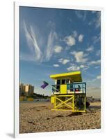 Lifeguard Station, South Beach, Miami, Florida, USA-Richard Duval-Framed Photographic Print