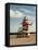 Lifeguard Station, South Beach, Miami, Florida, USA-Richard Duval-Framed Stretched Canvas